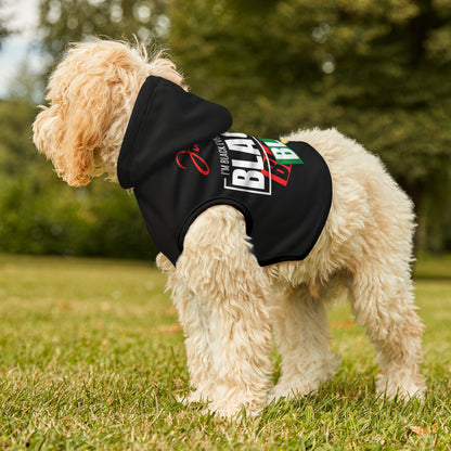 Sudadera con capucha para mascotas Blackity Bark de Juneteenth