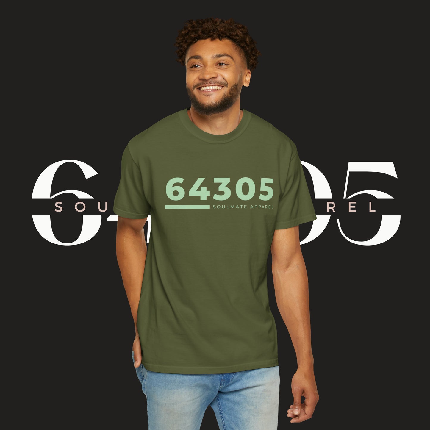 Soulmate Apparel Sage Under Line Tee