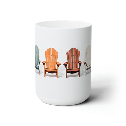 Like A Mug Adirondack Chairs 7 Ceramic Mug 15oz