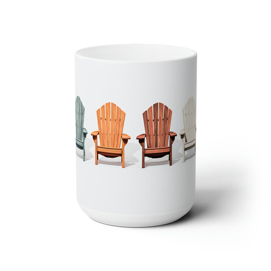 Like A Mug Sillas Adirondack 7 Taza de cerámica 15oz