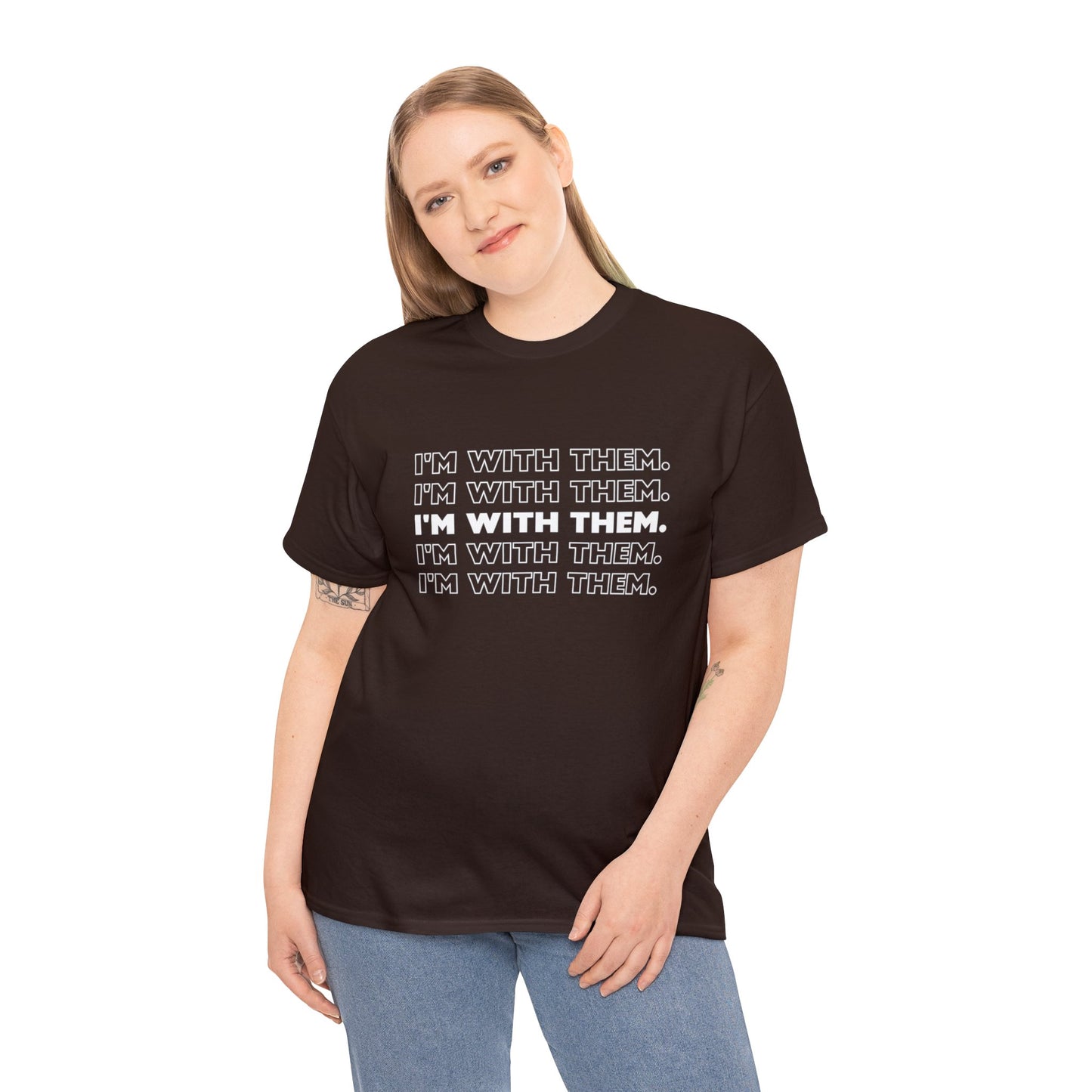 ATN I'm With Them Unisex Heavy Cotton Tee