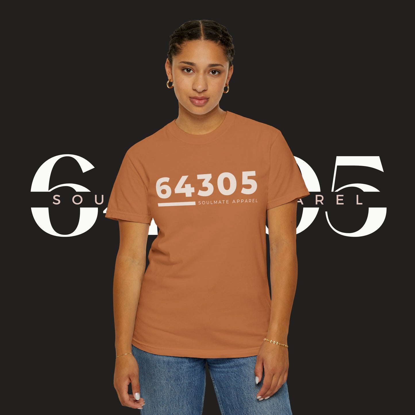 Soulmate Apparel Camel Under Line Tee