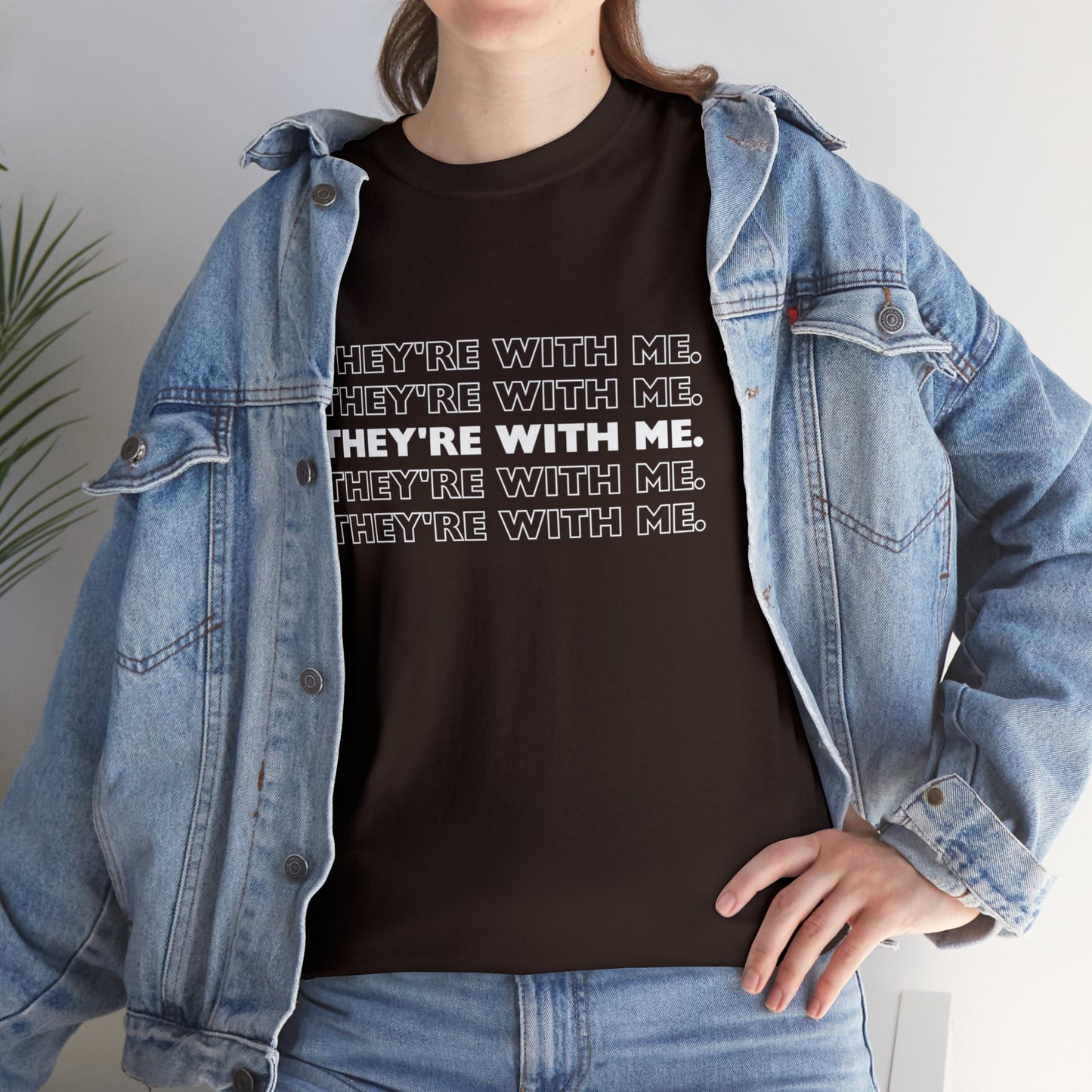 ATN They're With Us Unisex Heavy Cotton Tee