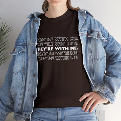 ATN They're With Us Unisex Heavy Cotton Tee