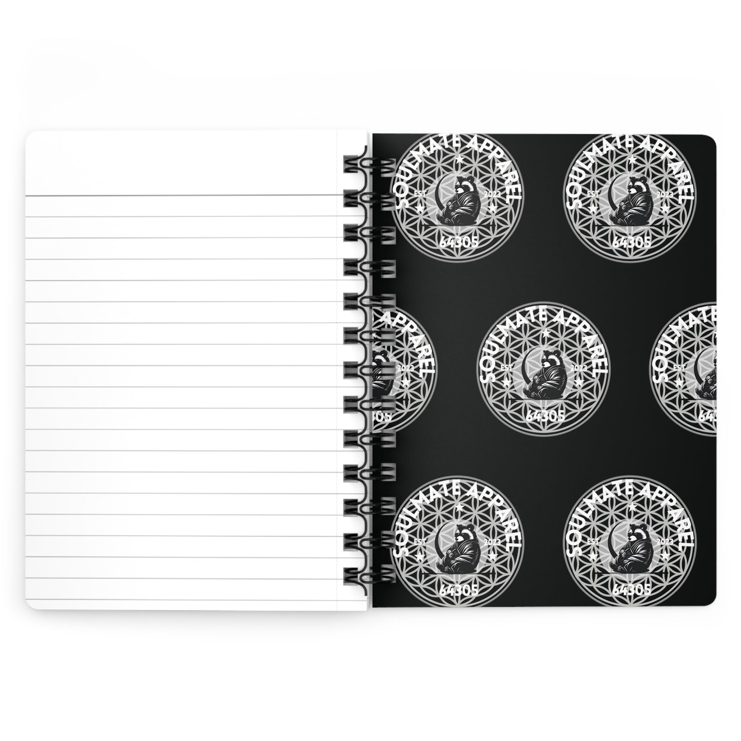 Soulmate Apparel Tanuki H Spiral Bound Journal