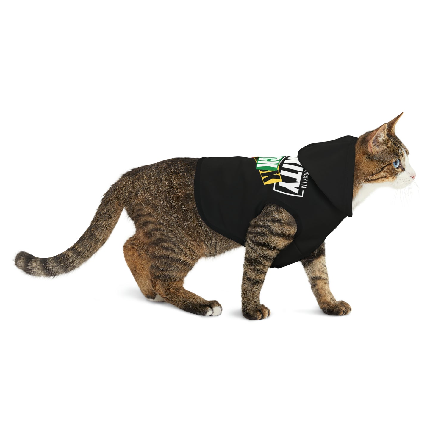 Sudadera con capucha para mascotas Blackity Bark