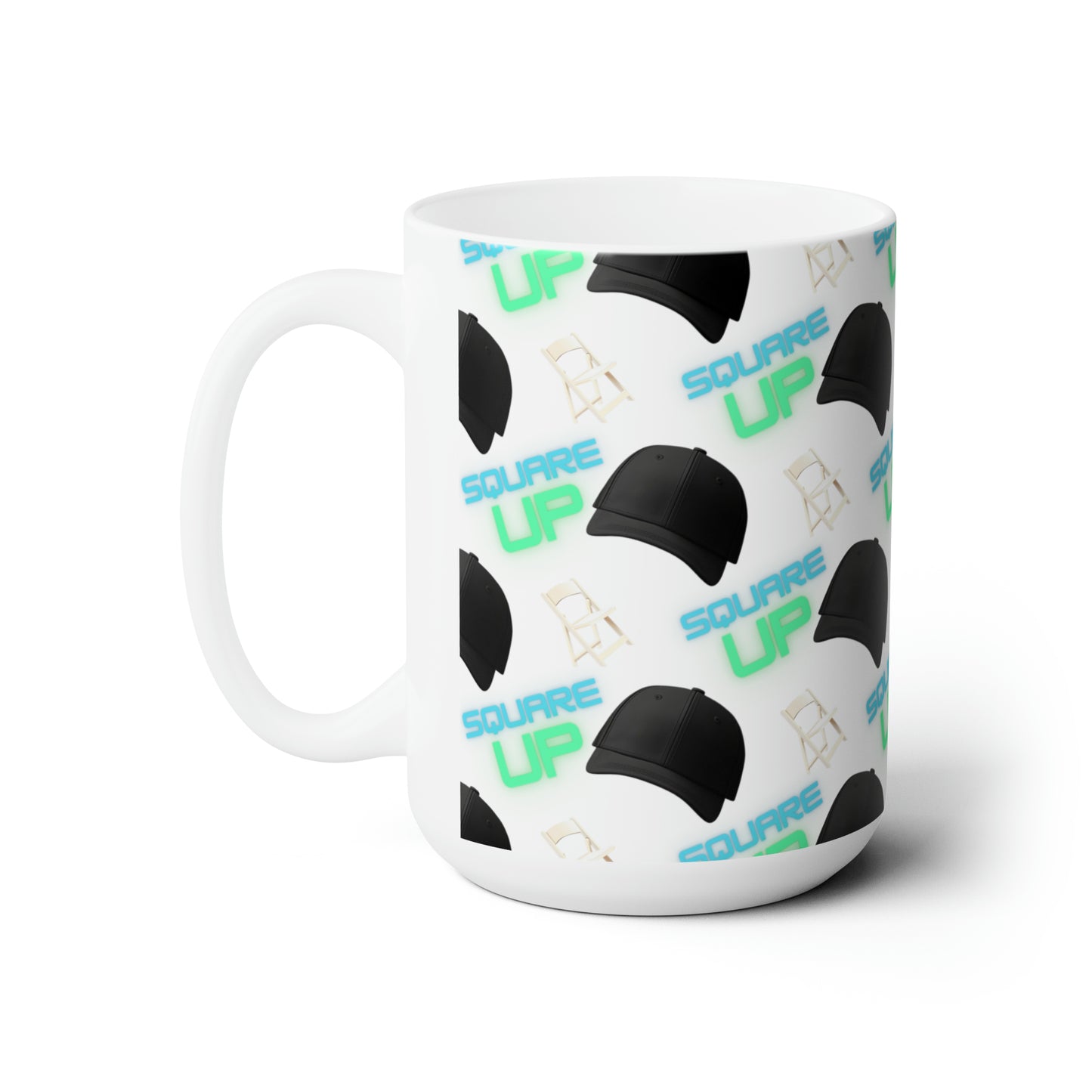 Riverside Rumble Like A Mug Square Up Ceramic Mug 15oz