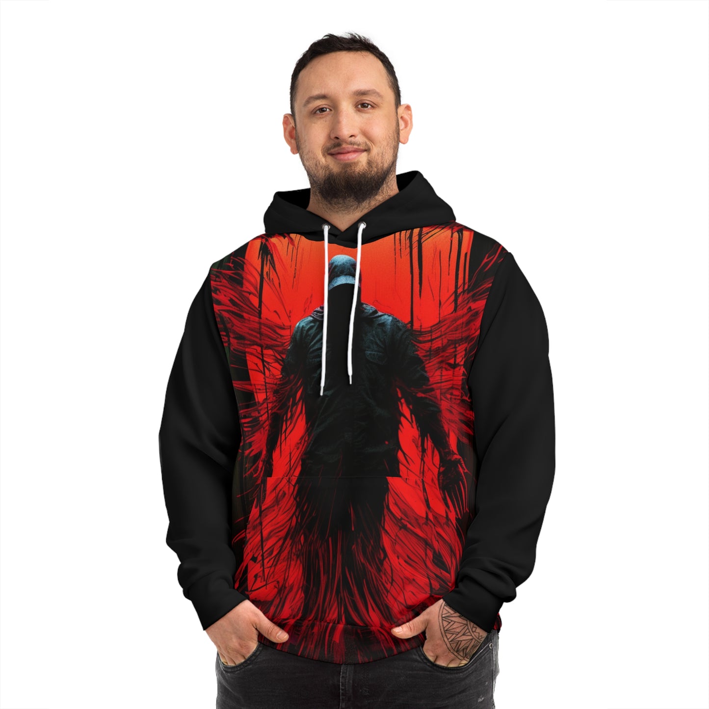 Sudadera con capucha Fiery Doorway Fashion (AOP)