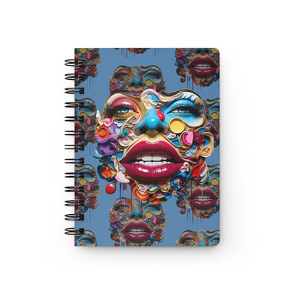 Lips Lips B Spiral Bound Journal