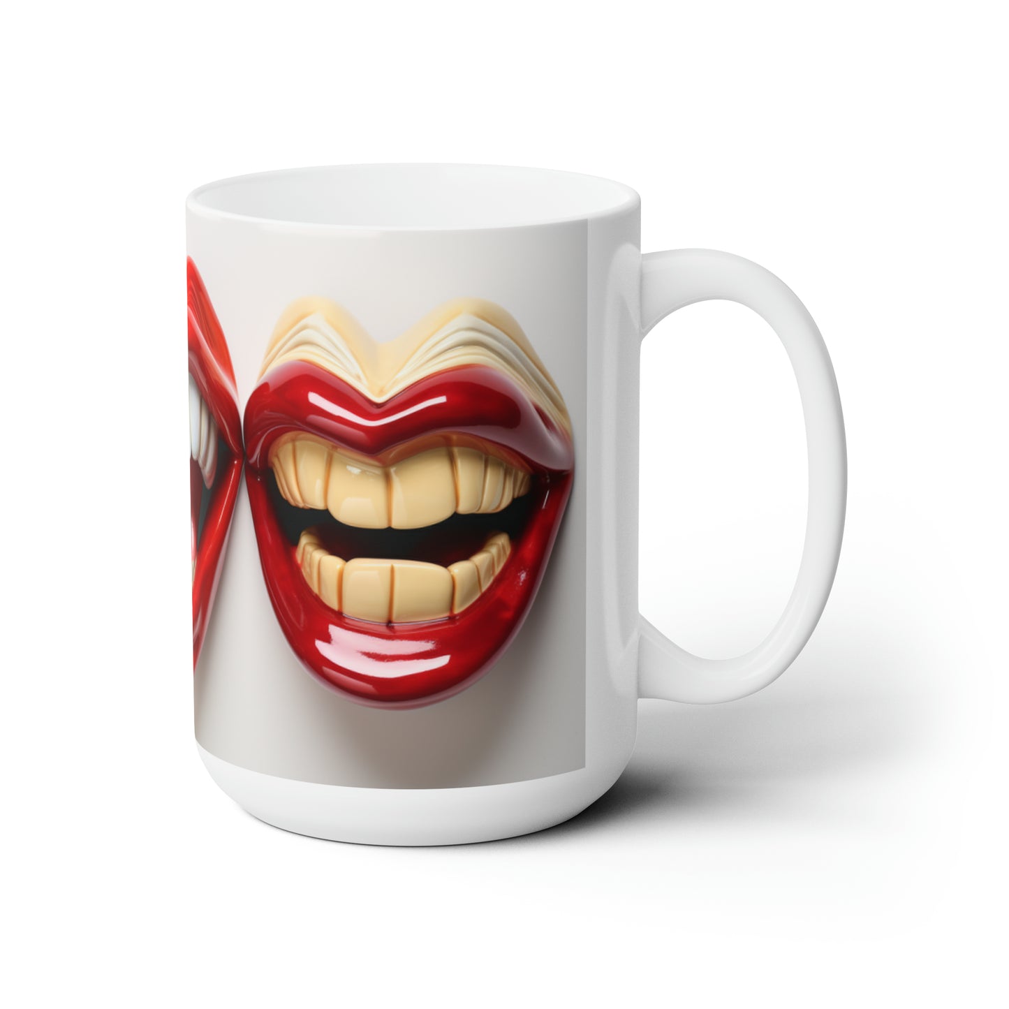 Like A Mug Lips 2 Ceramic Mug 15oz