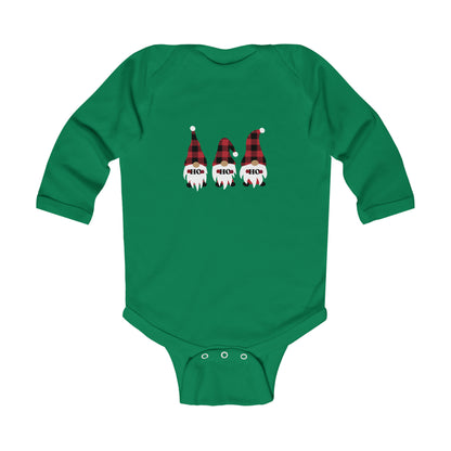 Gnome A Infant Long Sleeve Bodysuit