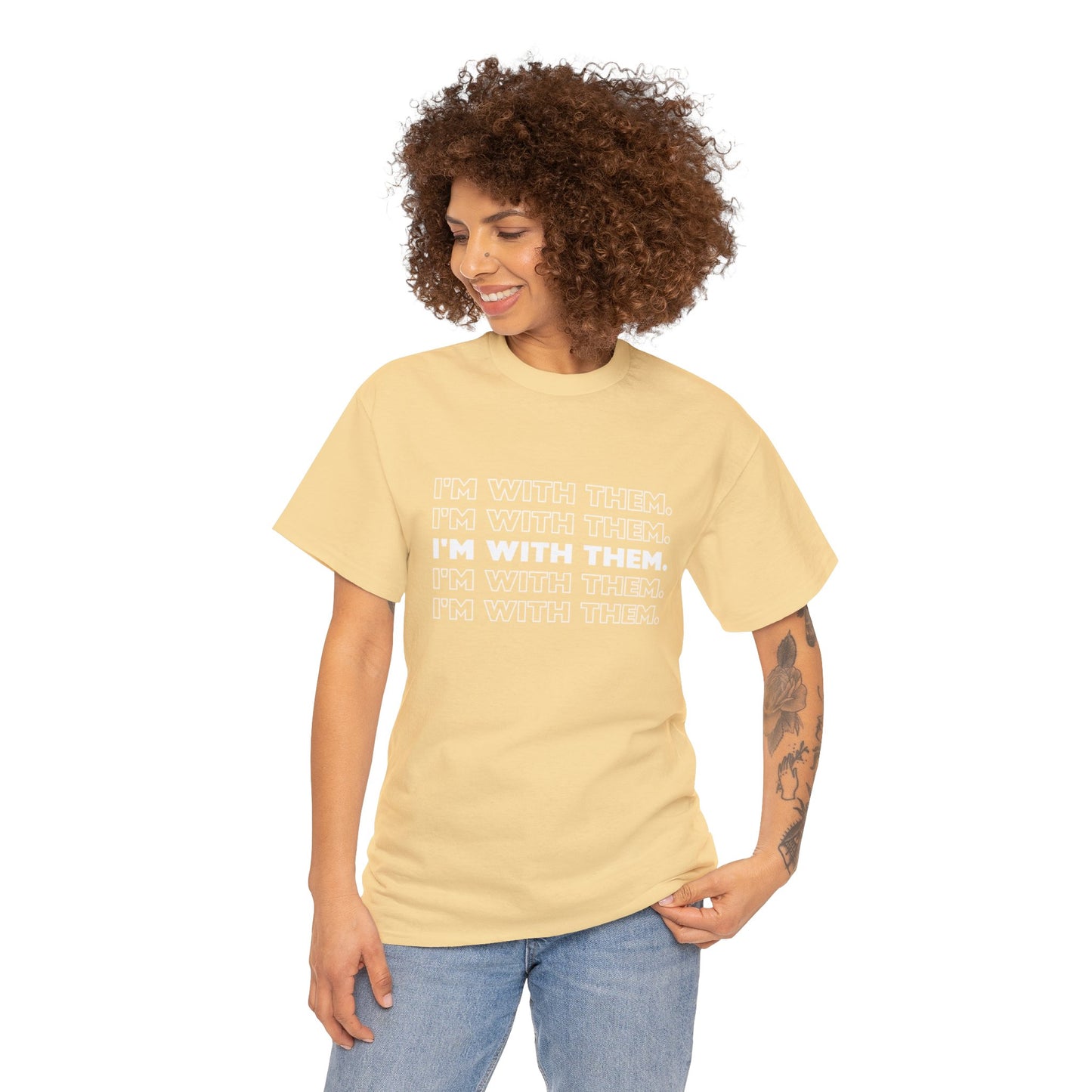 ATN I'm With Them Unisex Heavy Cotton Tee