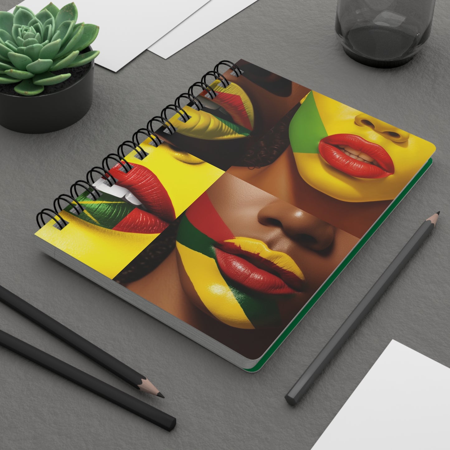 BHE Lips Lips A Spiral Bound Journal