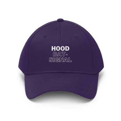 Riverside Rumble Hood Black Hat Unisex Twill Hat