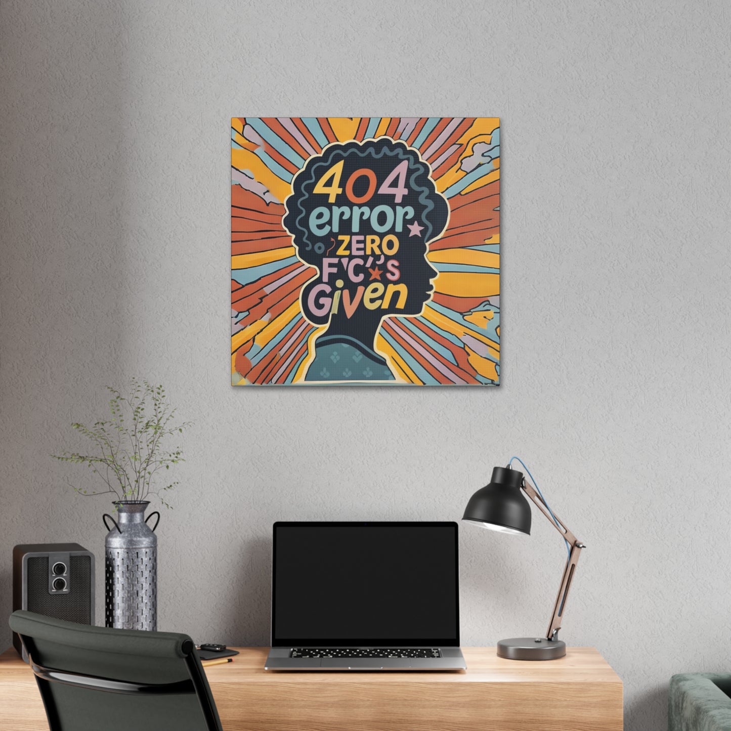 BHE 404 Error Polyester Canvas