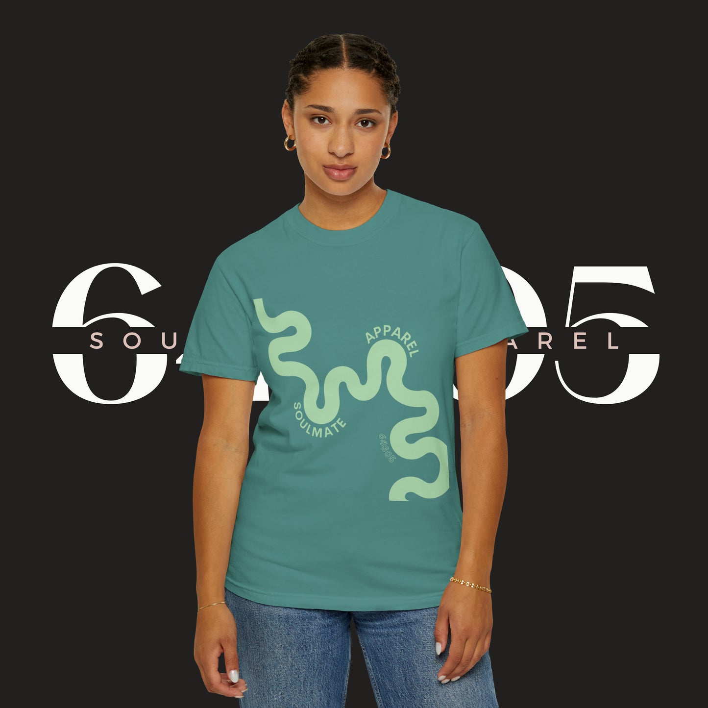 Soulmate Apparel Sage Meander Tee