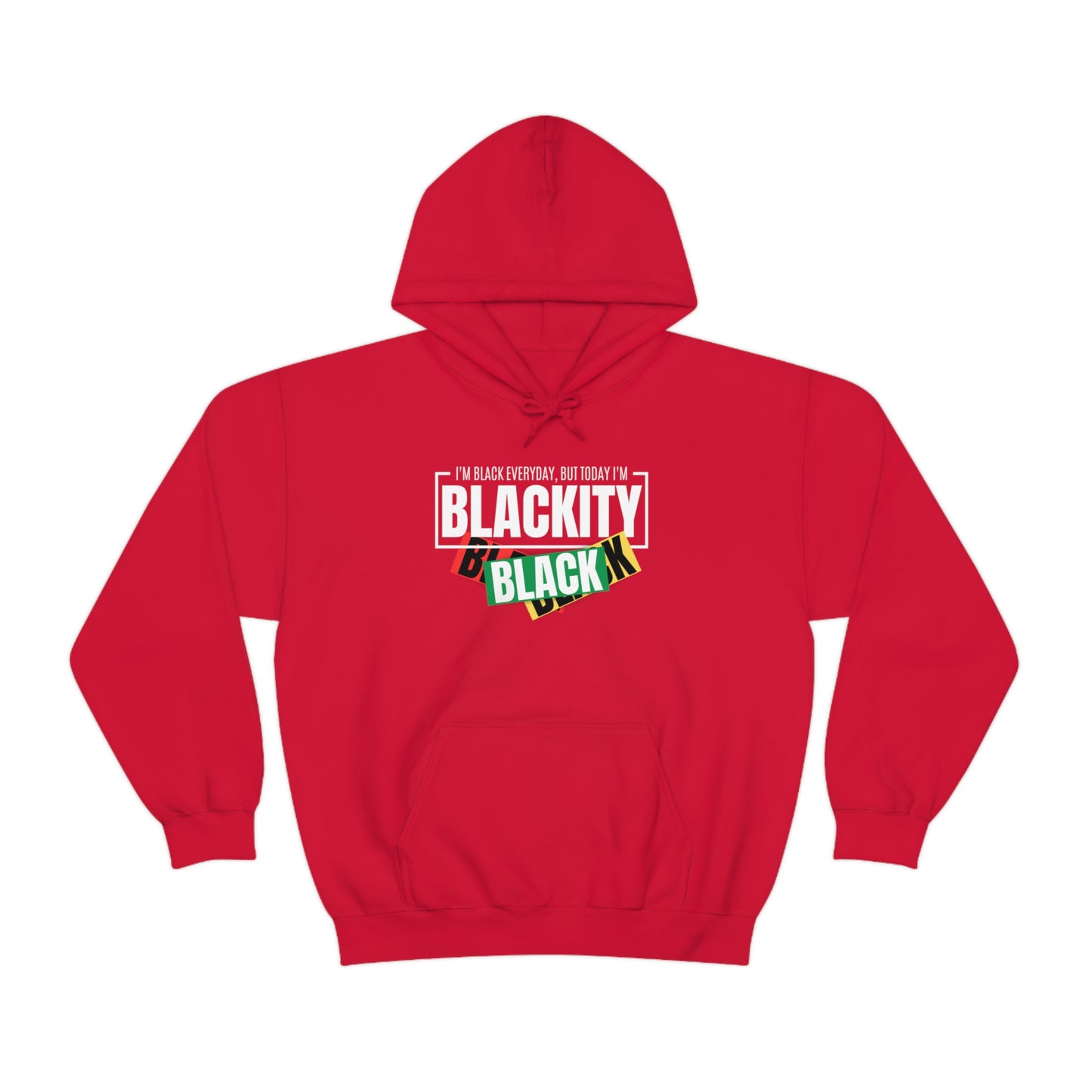 Blackity Sudadera con capucha unisex Heavy Blend™ negra