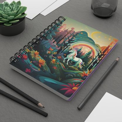 Unicorn C Spiral Bound Journal