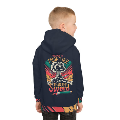 Mightier than the Sword A Children's Hoodie (AOP)