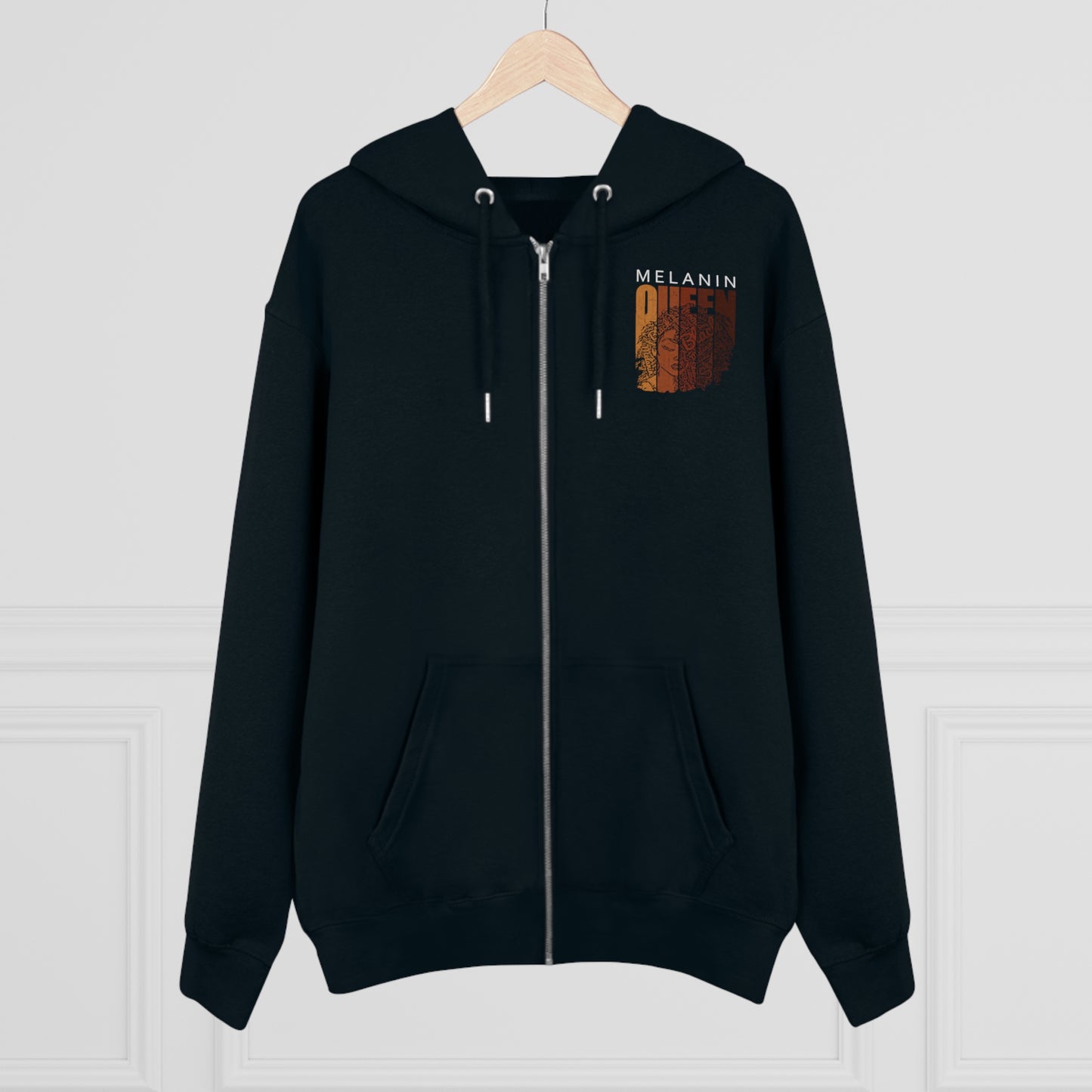 Melanin Queen Oversized Cultivator Zip Hoodie