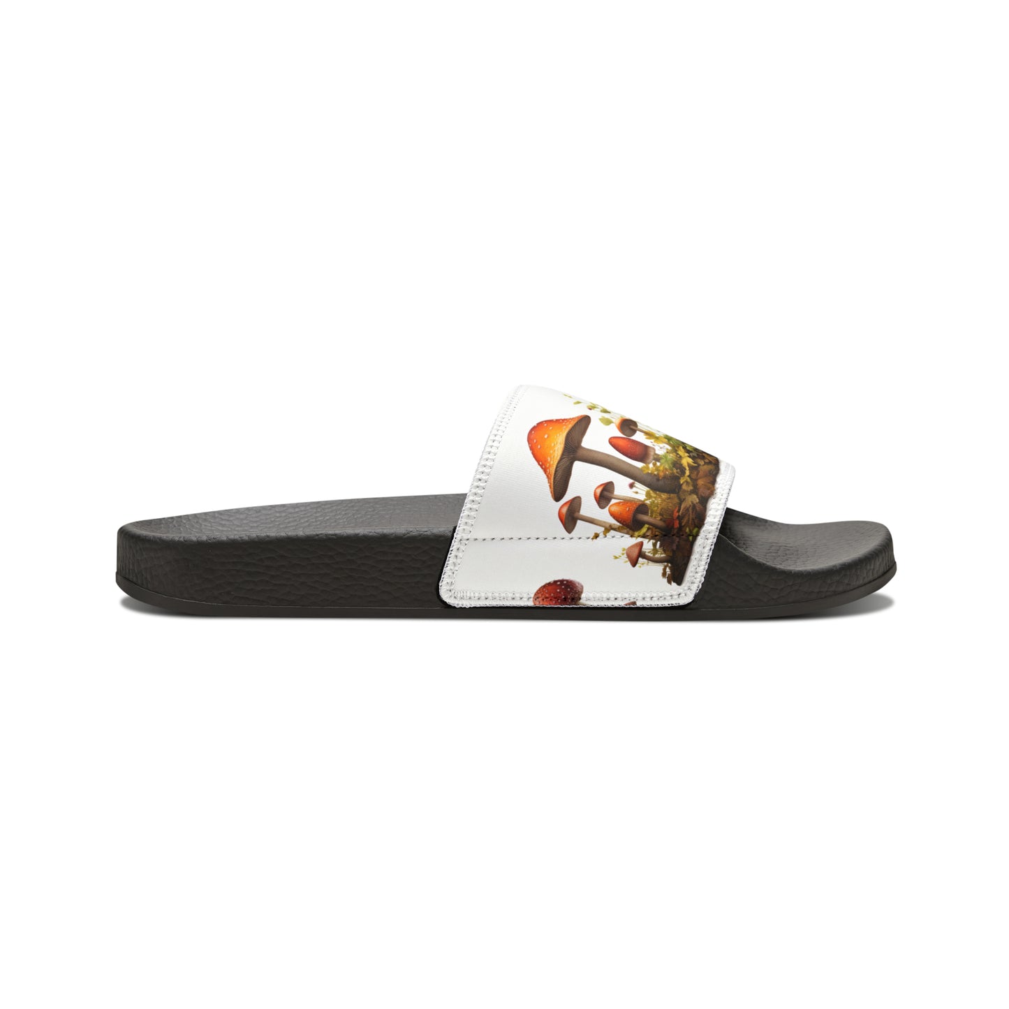 Mushroom Youth PU Slide Sandals