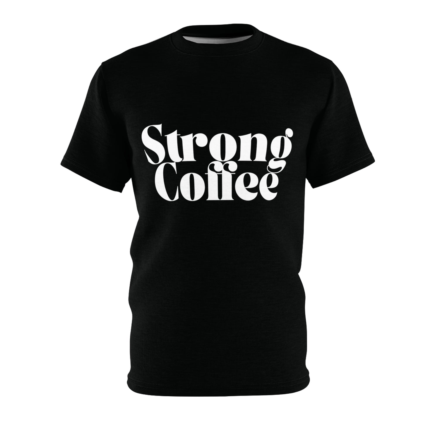 Halloween Costume Black Strong Coffee Unisex Cut & Sew Tee (AOP)