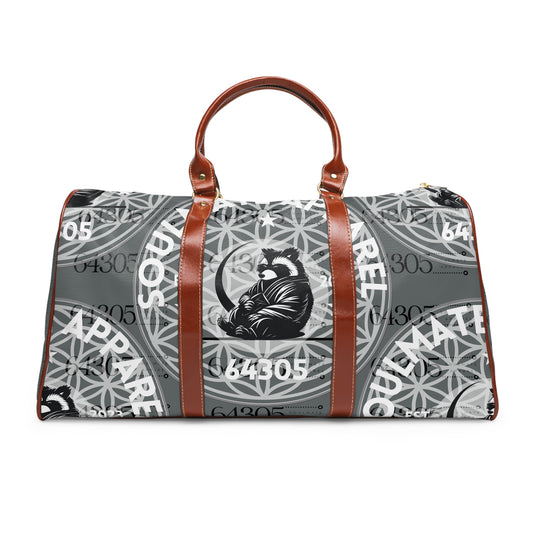 Soulmate Apparel Tanuki Grey Waterproof Travel Bag