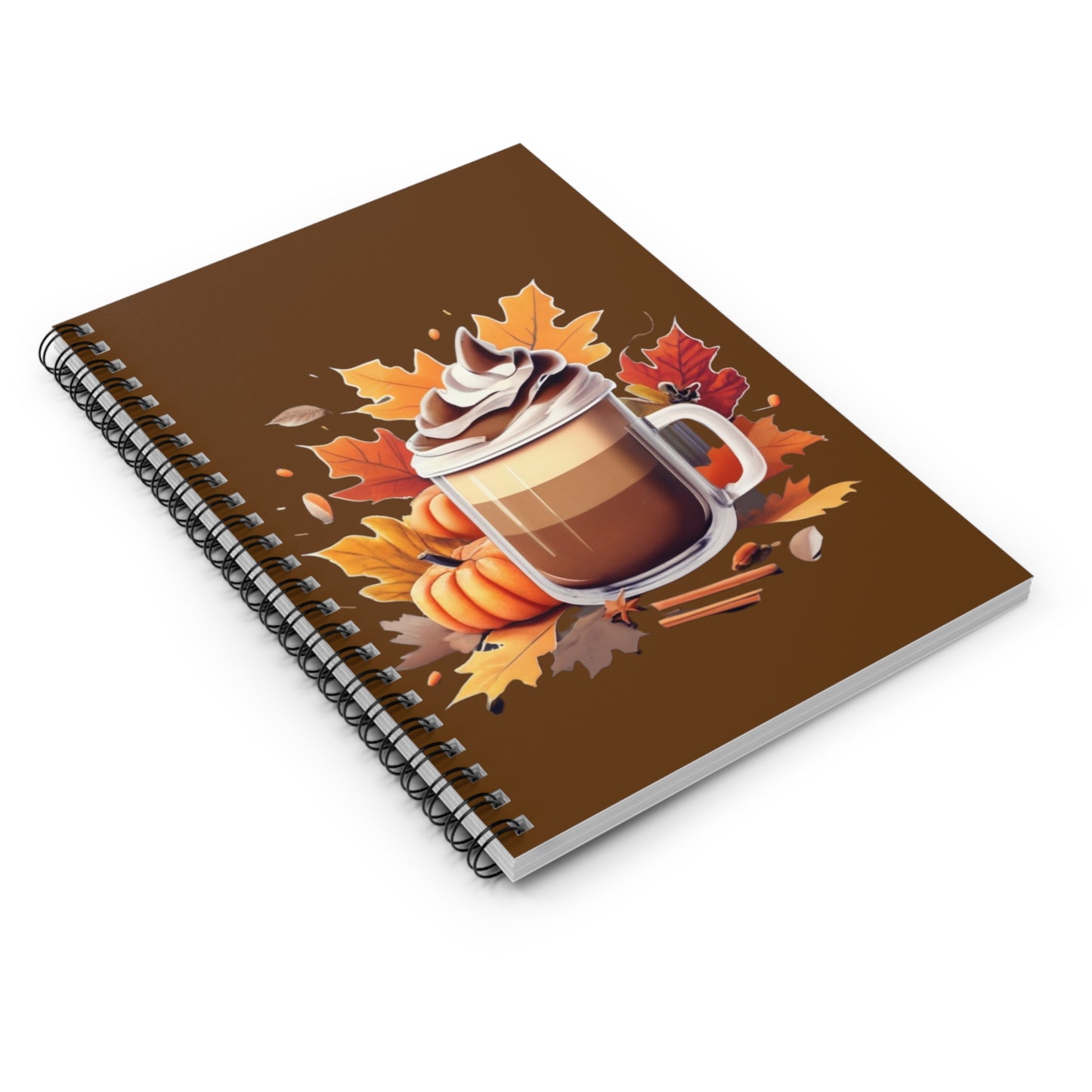 Cuaderno espiral Fall Latte - Línea reglada