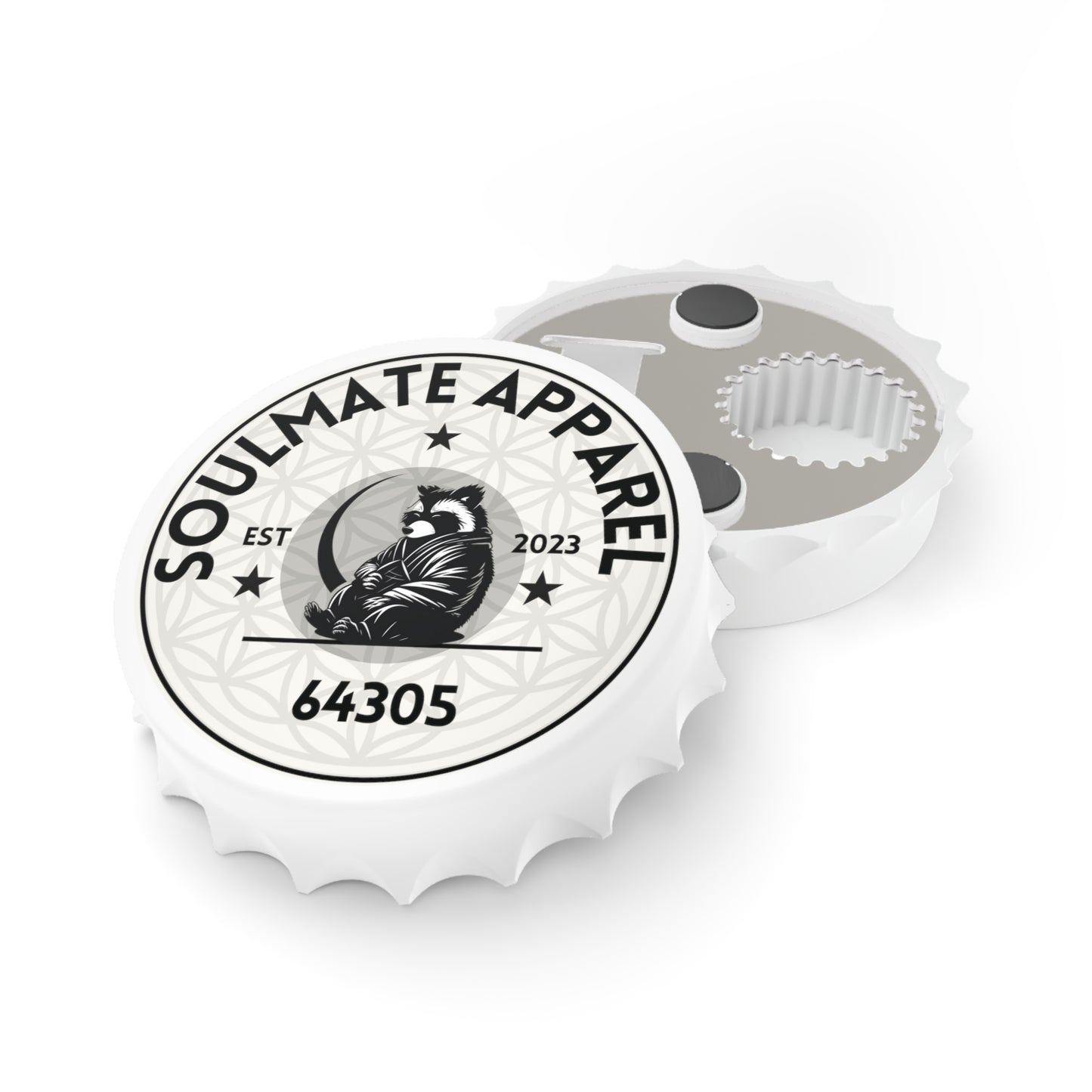 Soulmate Apparel Tanuki Offwhite Bottle Opener