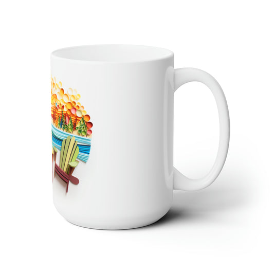 Like A Mug Sillas Adirondack 12 Taza de cerámica 15oz