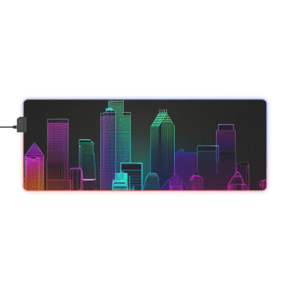 Houston LED Gaming Mouse Pad