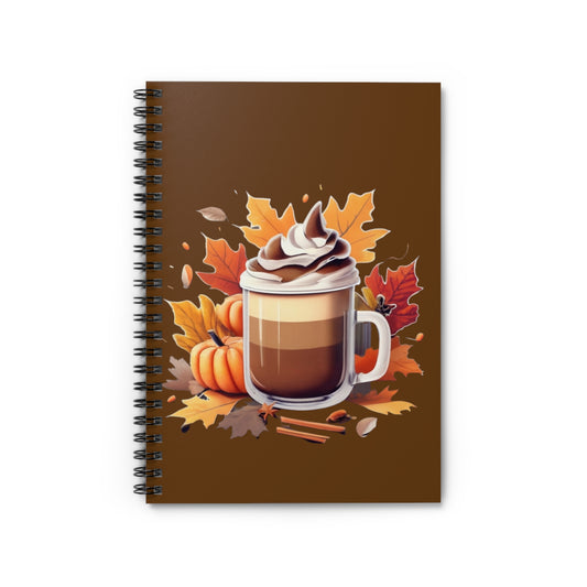 Cuaderno espiral Fall Latte - Línea reglada