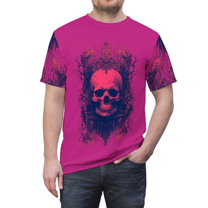 Camiseta unisex de corte y costura de Halloween F (AOP)