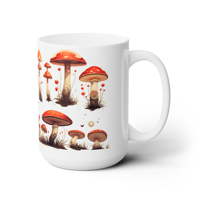 Like A Mug Mushrooms 8 Ceramic Mug 15oz