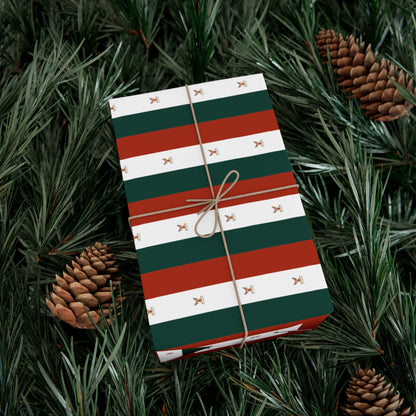 In Joy Chase Stripes Gift Wrap