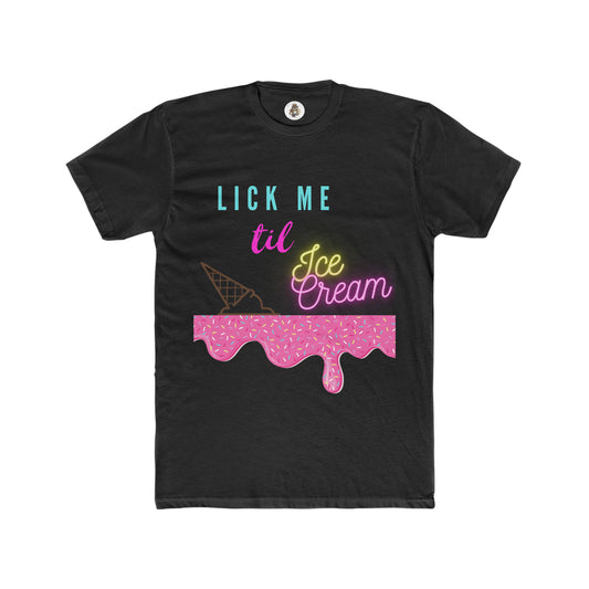 Ice Cream A Men's Cotton Crew Tee