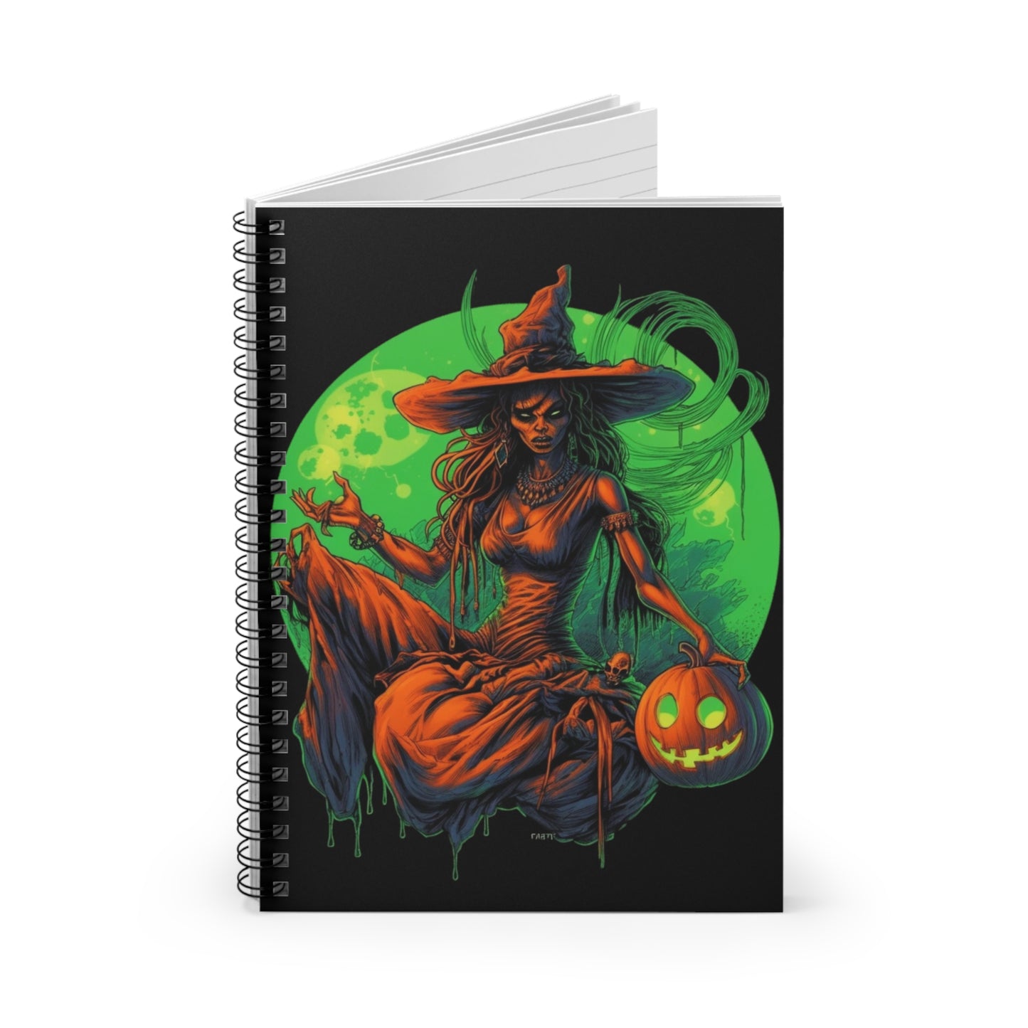 Cuaderno espiral Halloween Witch B - Línea reglada