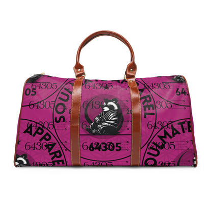 Soulmate Apparel Tanuki Cotton Candy Bubble Gum Waterproof Travel Bag