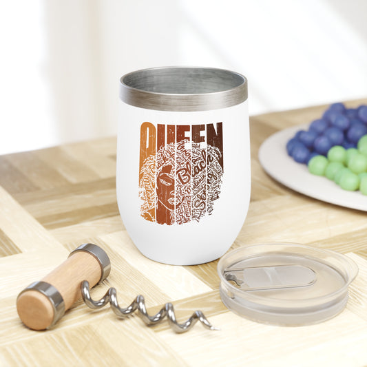 Melanin Queen Chill Wine Tumbler