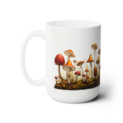 Like A Mug Mushrooms 10 Ceramic Mug 15oz