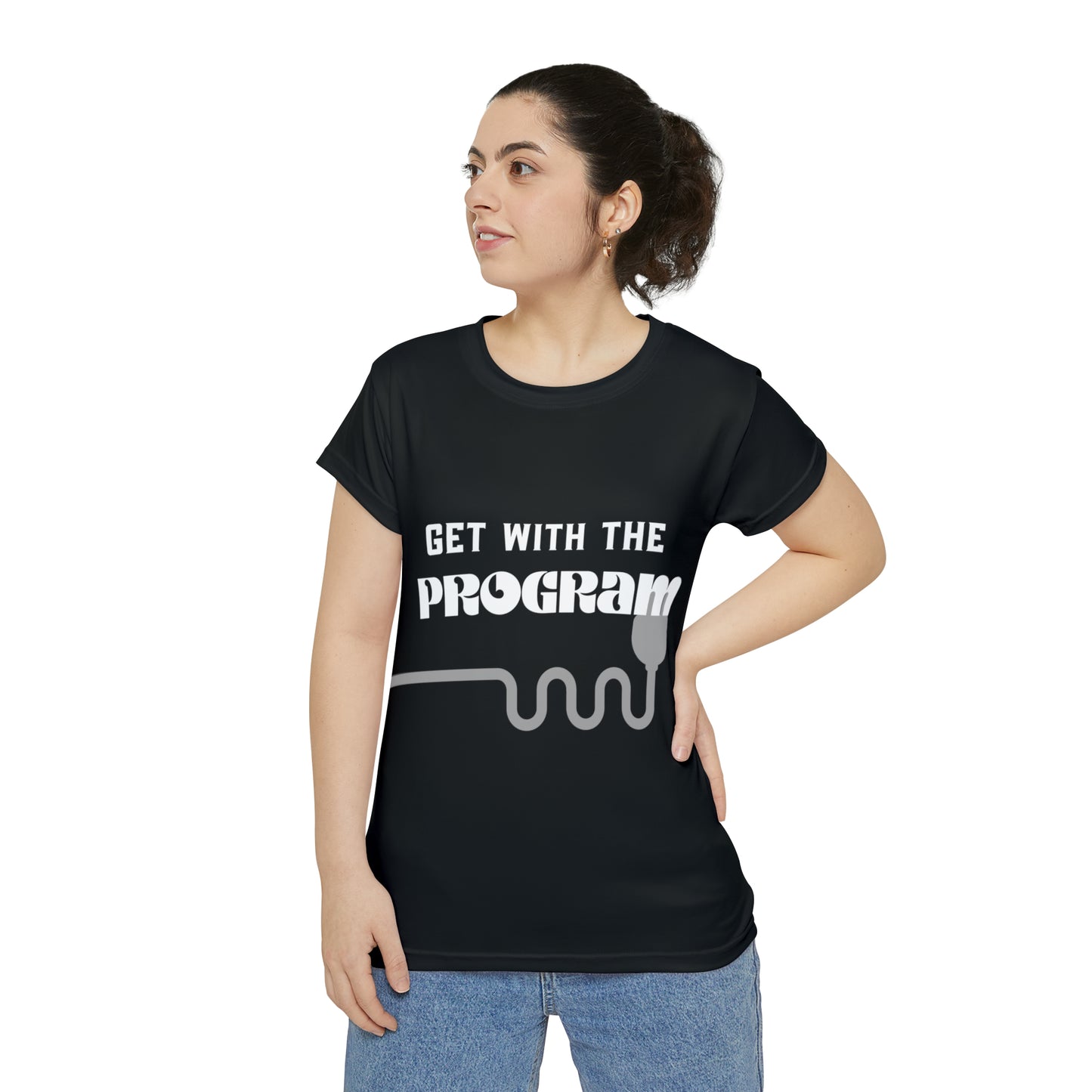 Get With the Program Women's Short Sleeve Shirt (AOP)