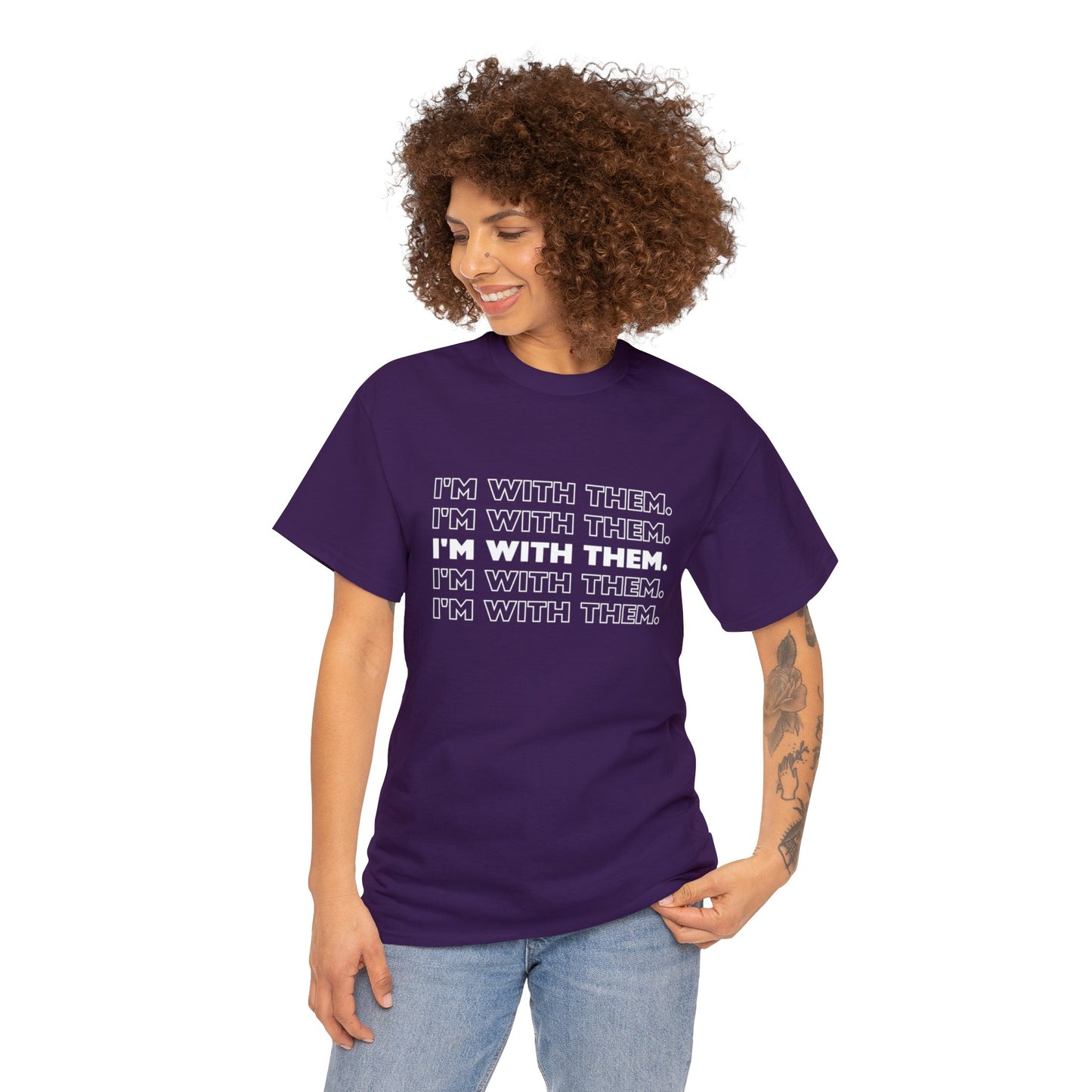 ATN I'm With Them Unisex Heavy Cotton Tee