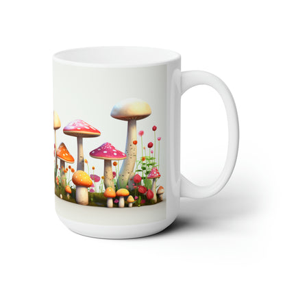 Like A Mug Mushrooms 4 Ceramic Mug 15oz