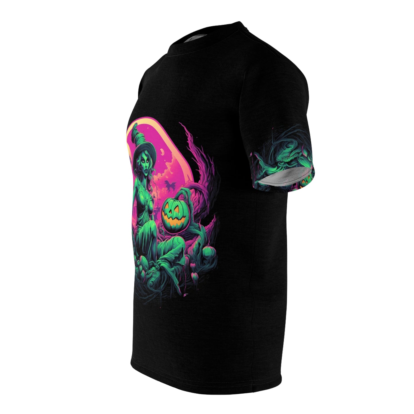 Halloween Witch A Unisex Cut & Sew Tee (AOP)