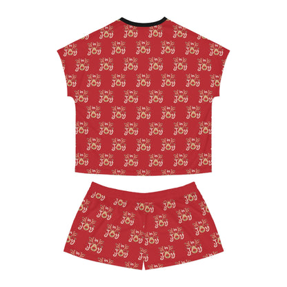 In Joy E Reindeer Women's Short Pajama Set