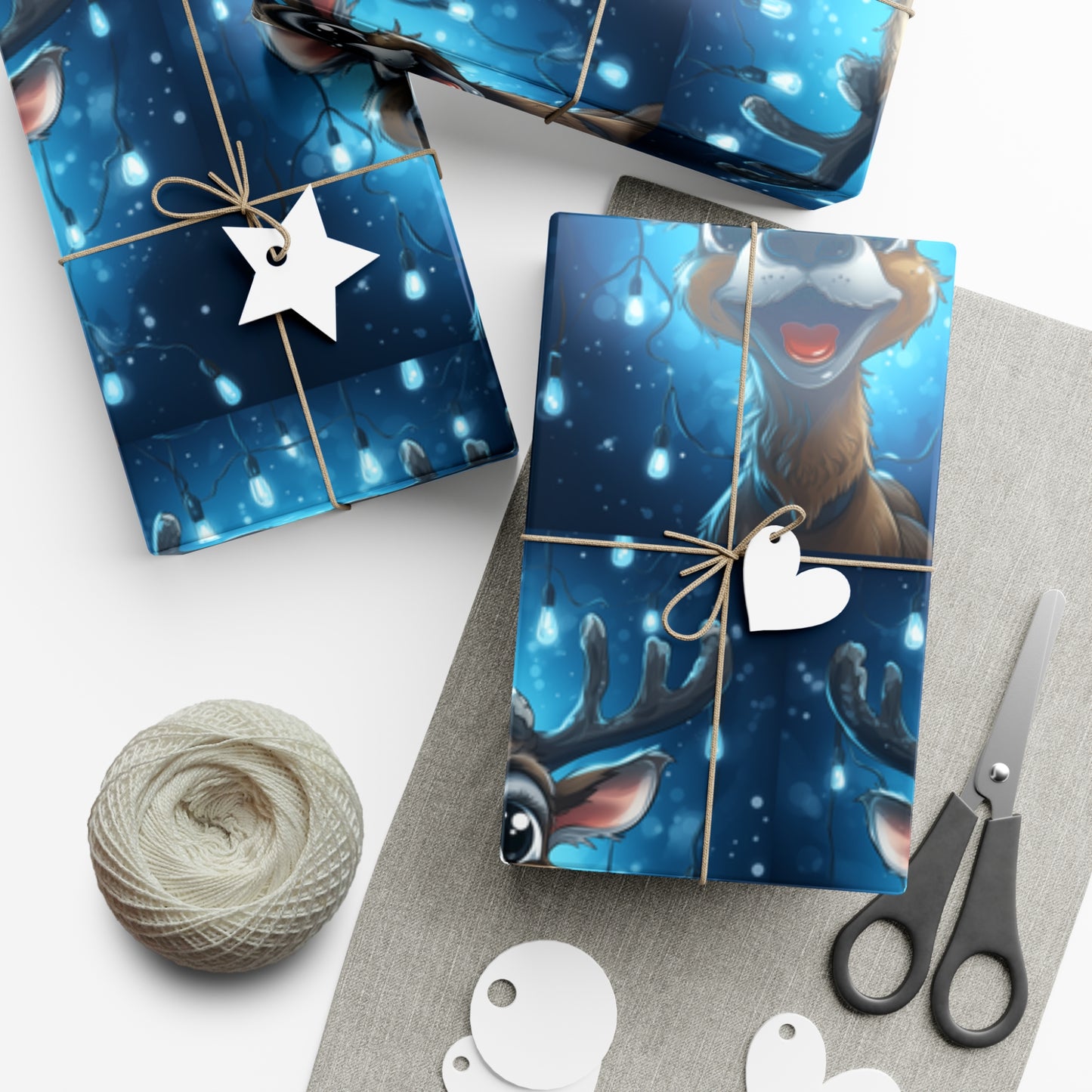 Reindeer C Gift Wrap