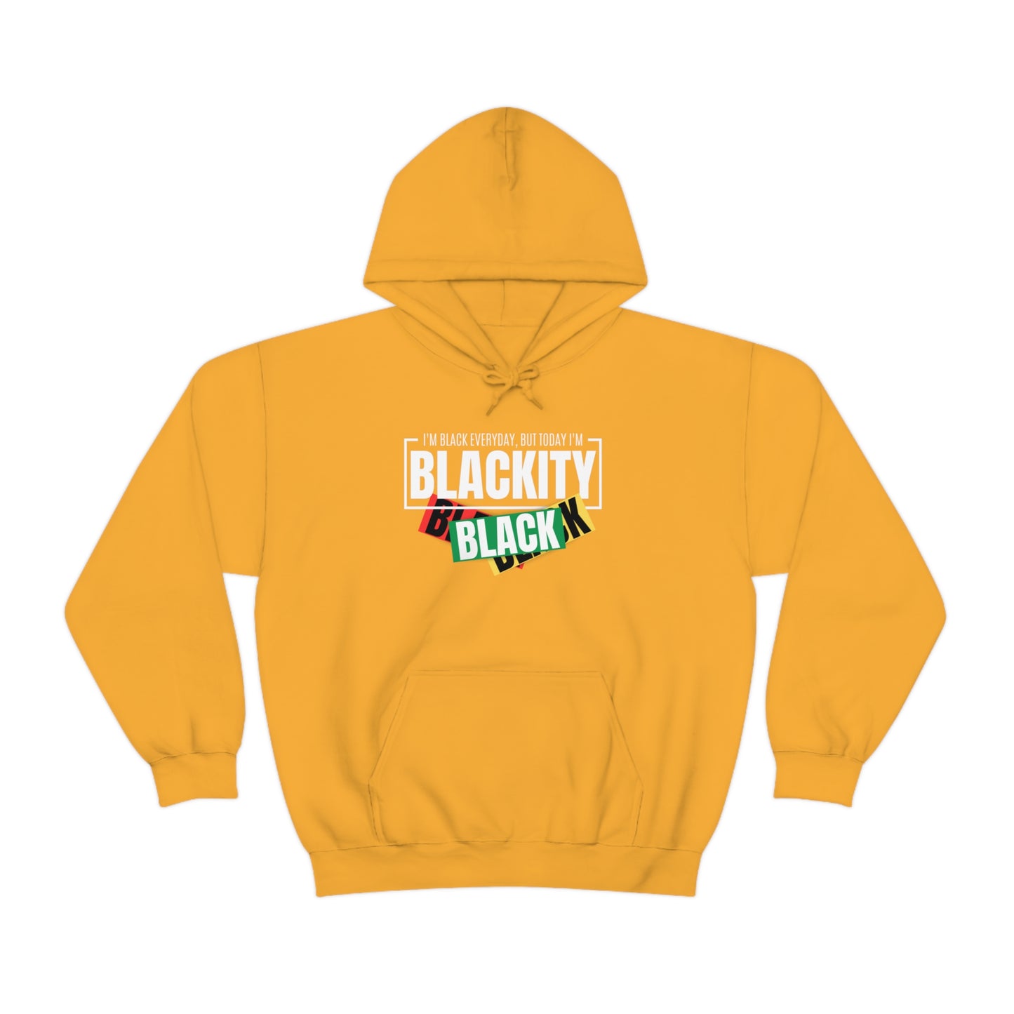 Blackity Sudadera con capucha unisex Heavy Blend™ negra