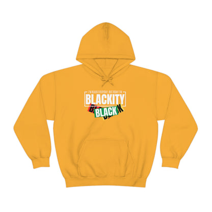 Blackity Sudadera con capucha unisex Heavy Blend™ negra