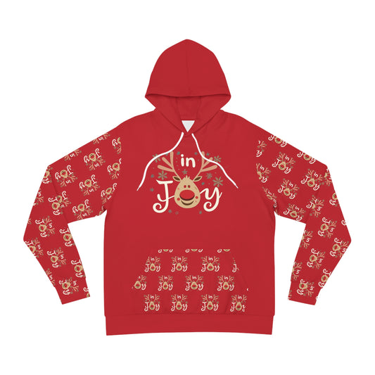 In Joy E Reindeer Fashion Hoodie (AOP)