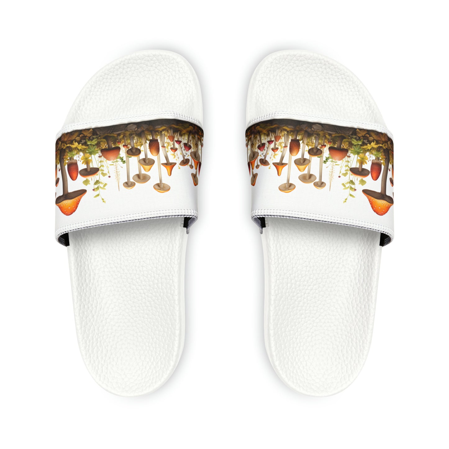 Mushroom Youth PU Slide Sandals